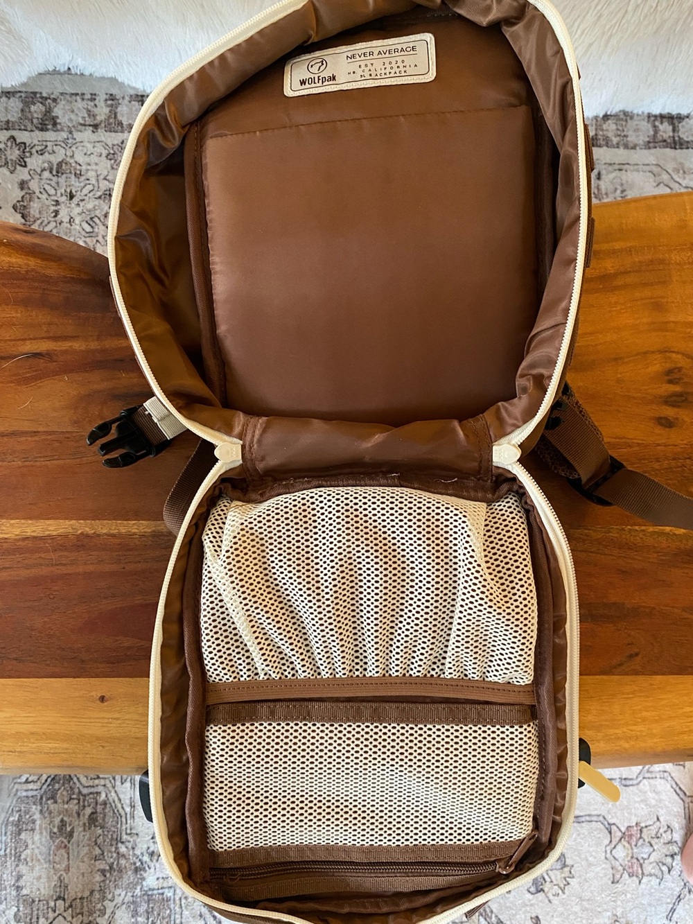 9L WOLFpak mini Brown Tactical Rugged Everyday Backpack - Picture 5 of 5